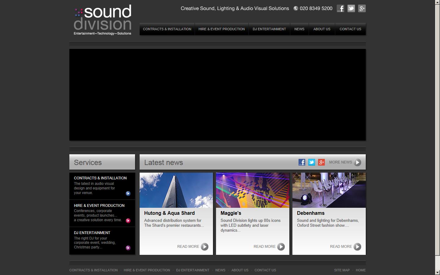 Sound Division Group Website