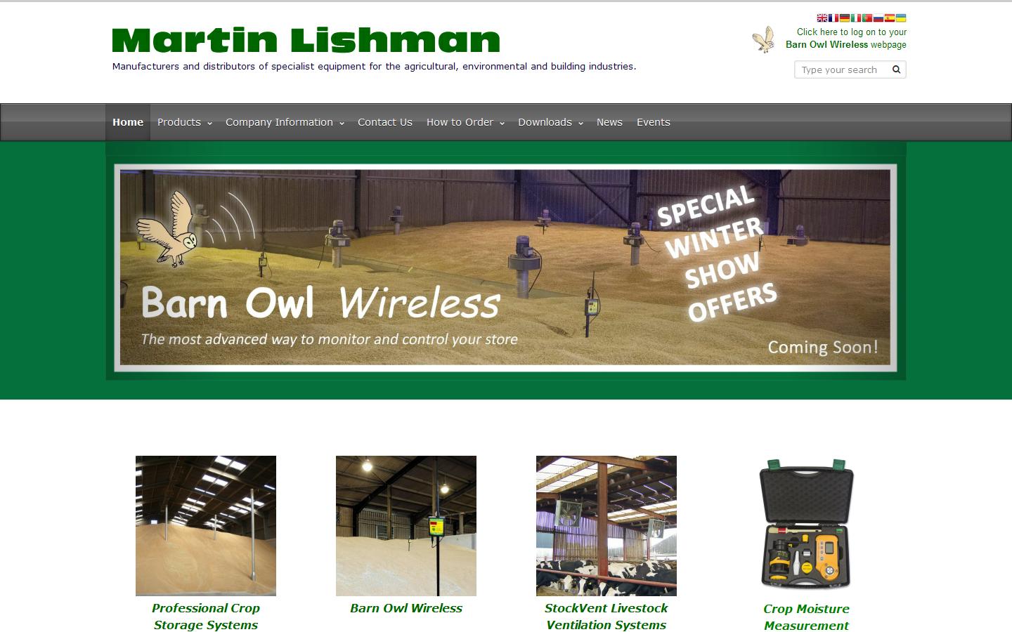 Martin Lishman Website