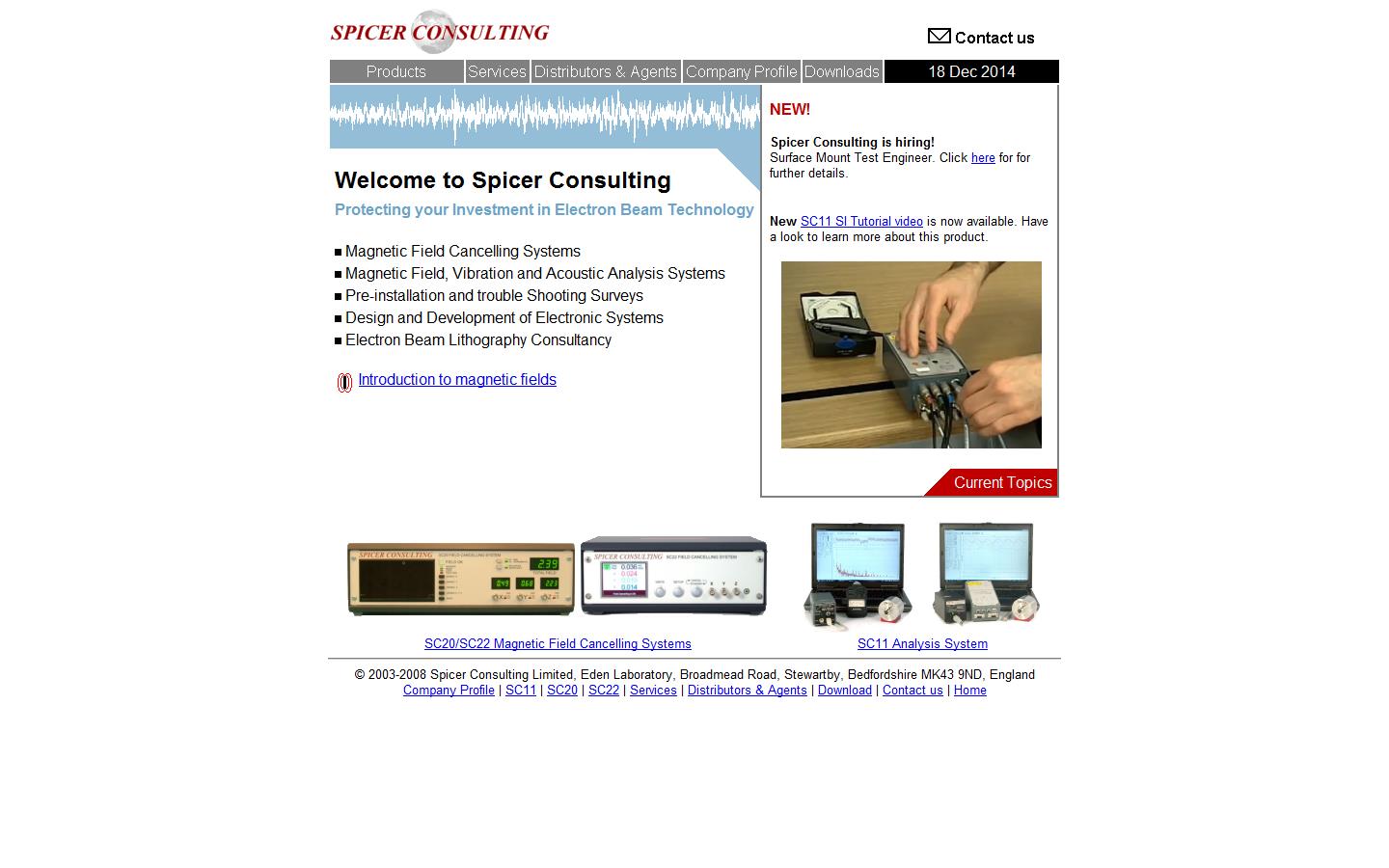 Spicer Consulting Website