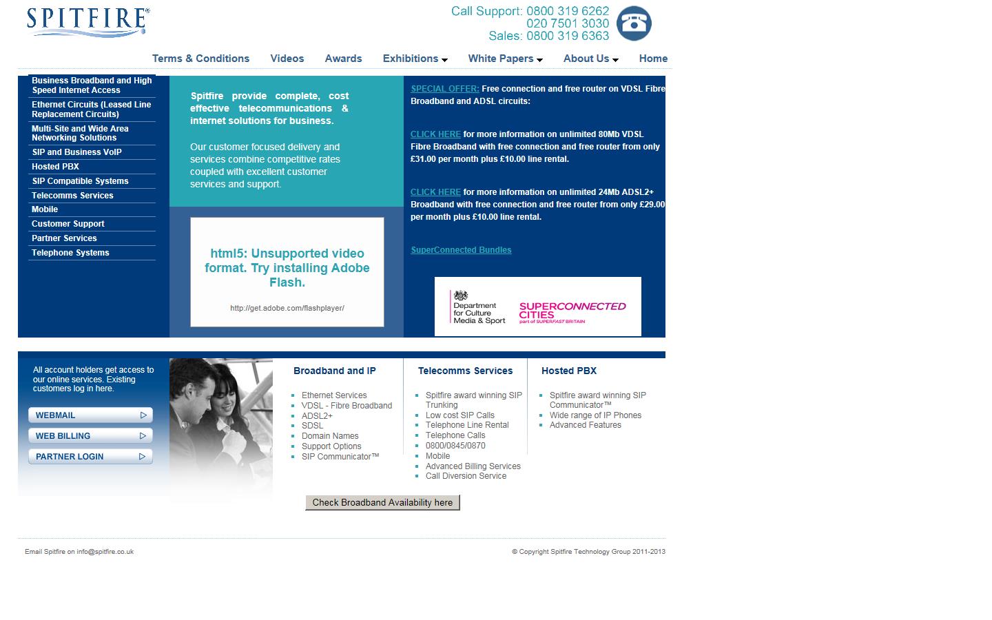 Spitfire Technology Group Website