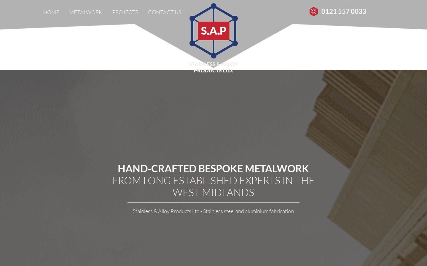 Stainless & Alloy Products Ltd Website