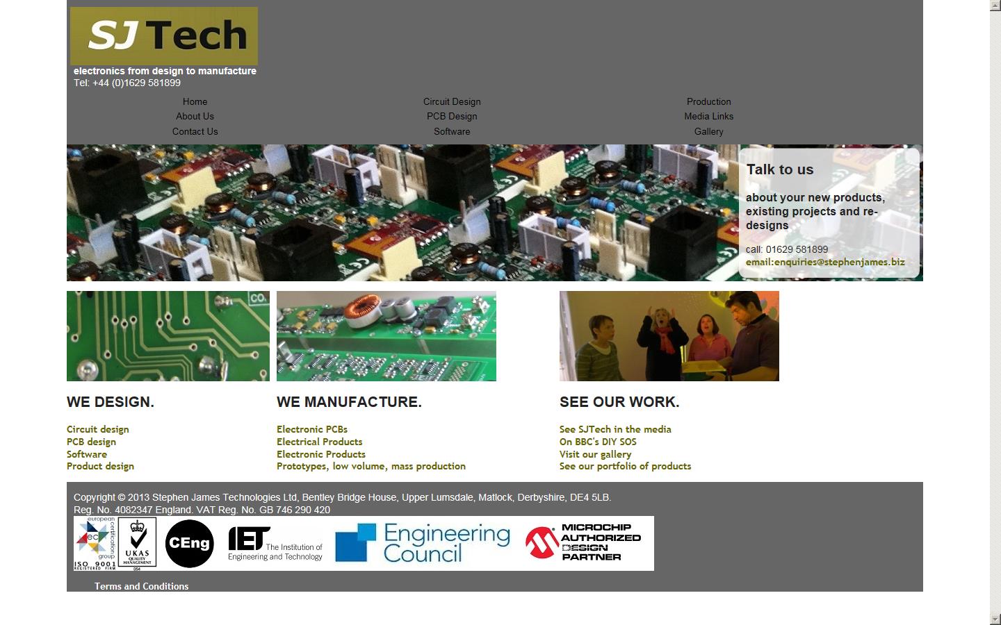 Stephen James Technologies Ltd Website
