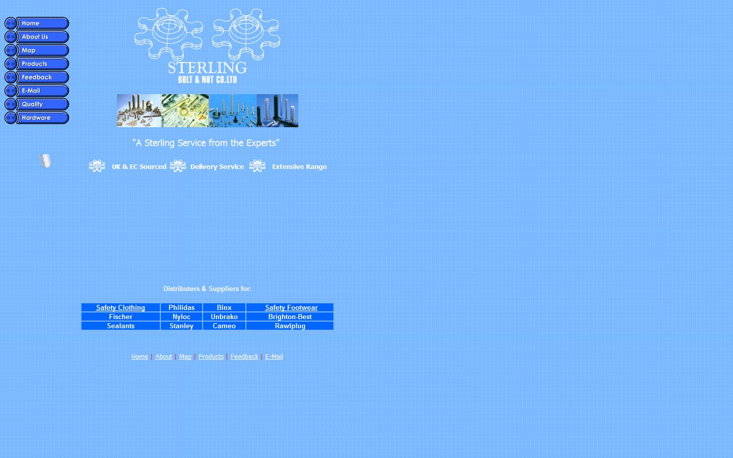 Sterling Bolt & Nut Co Ltd Website