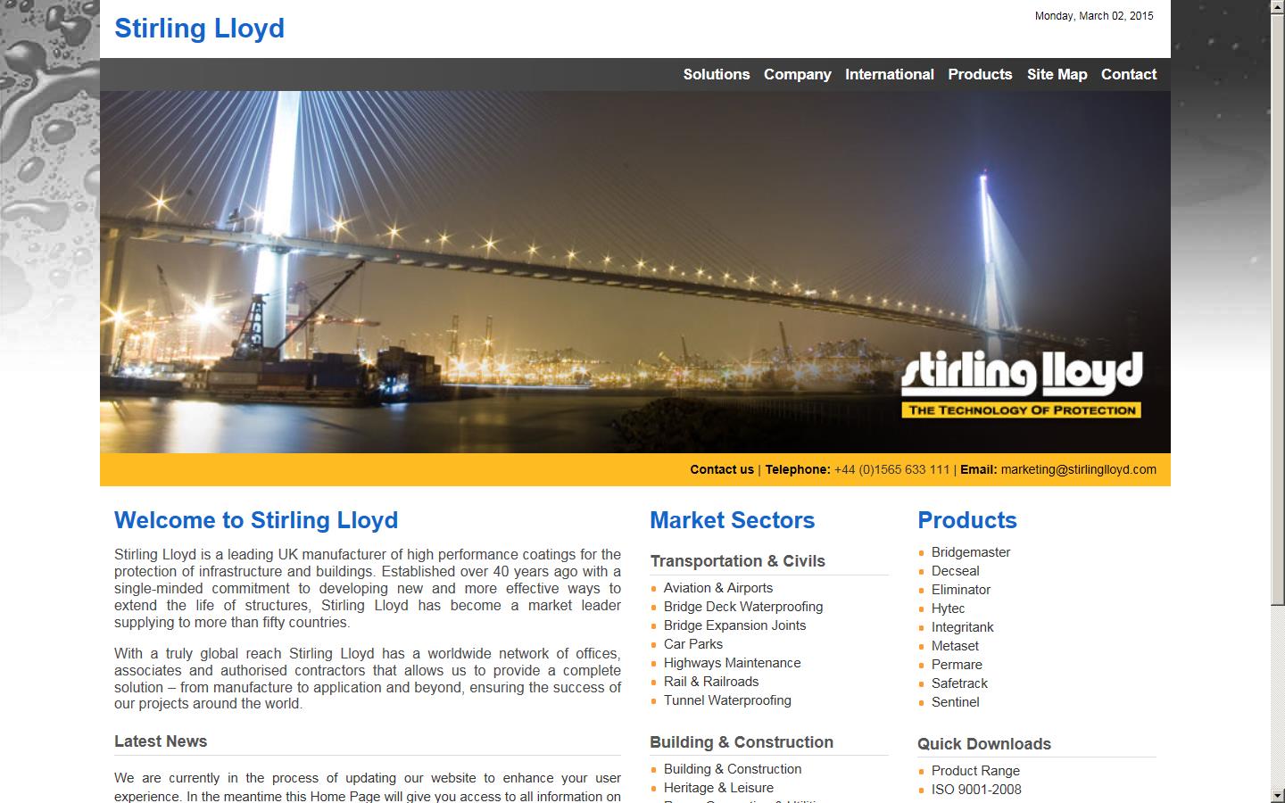 Stirling Lloyd UK Website