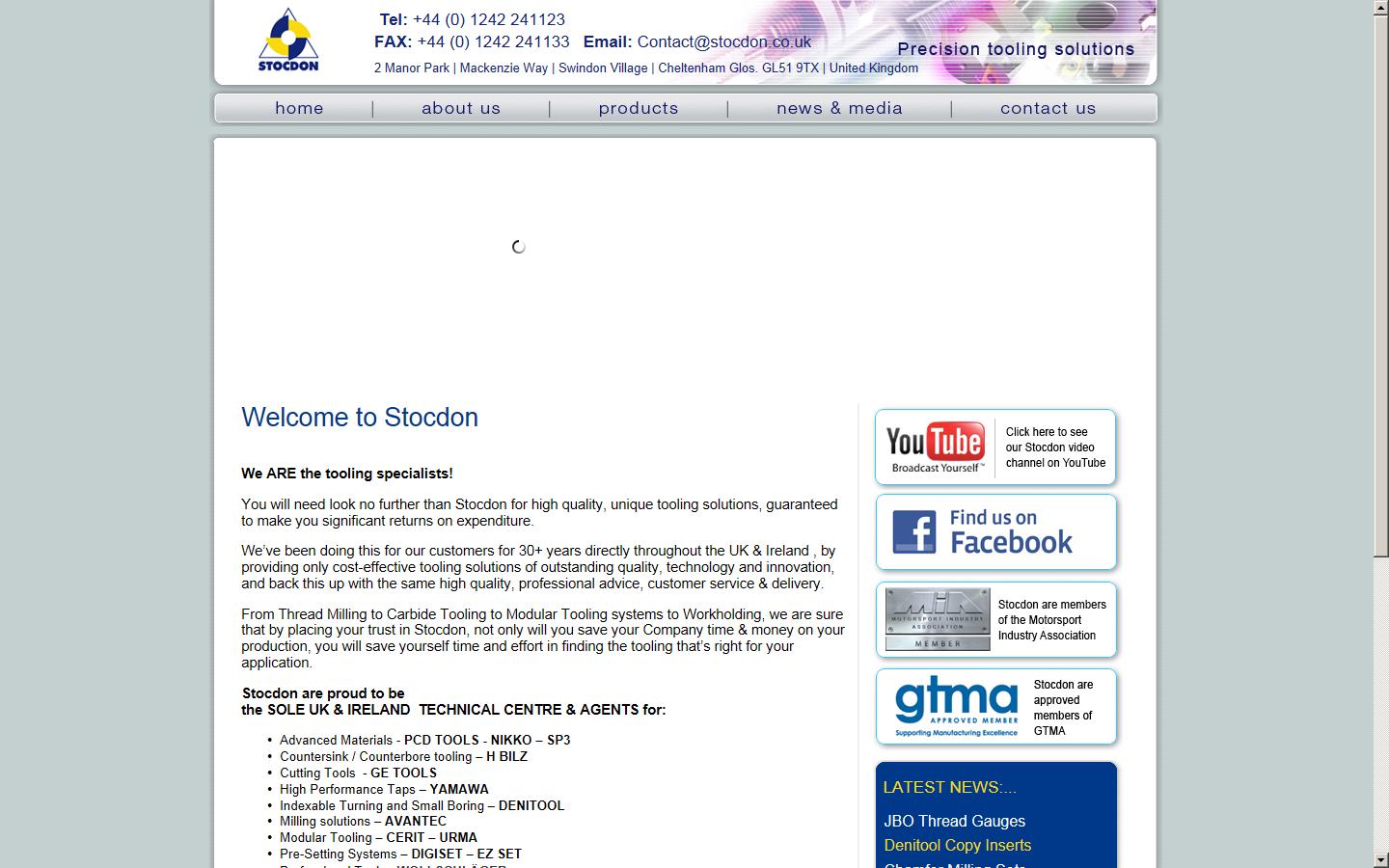 Stocdon Ltd Website