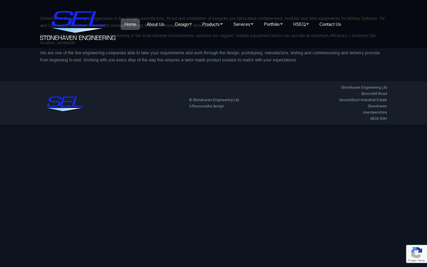 Stonehaven Engineering Ltd Website