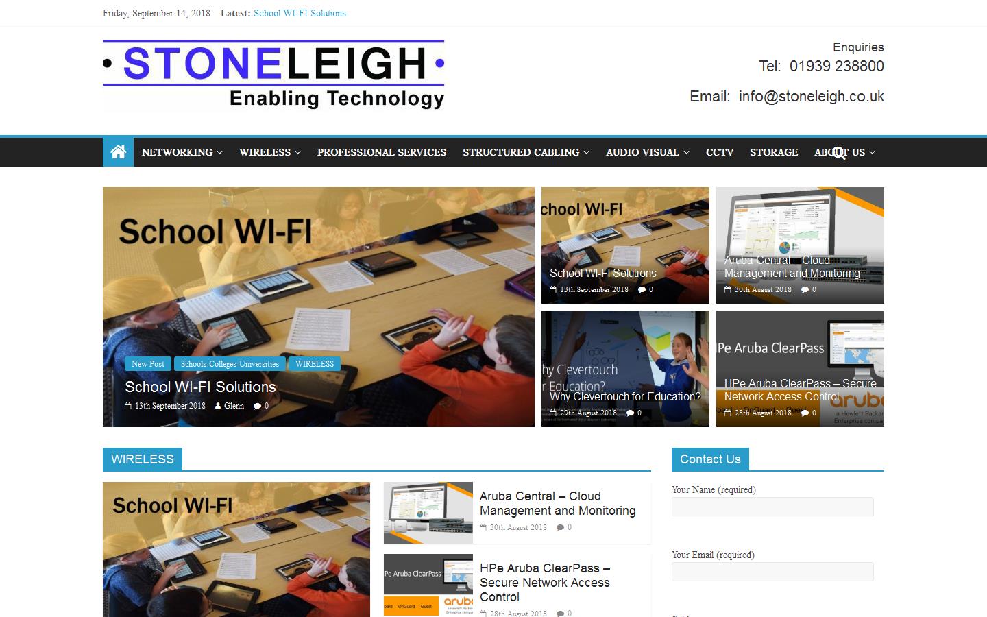 Stoneleigh Consultancy Ltd. Website