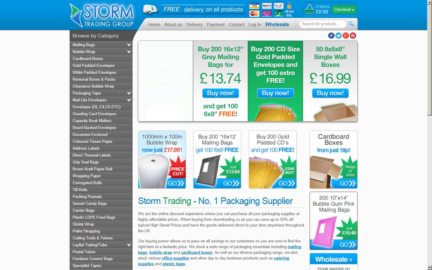 Storm Trading Group Ltd Website