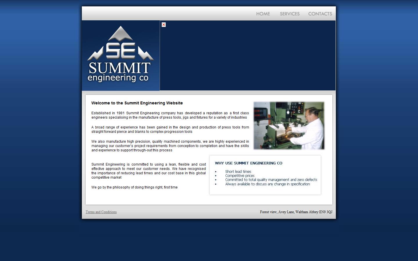 Summit Engineering Co Website
