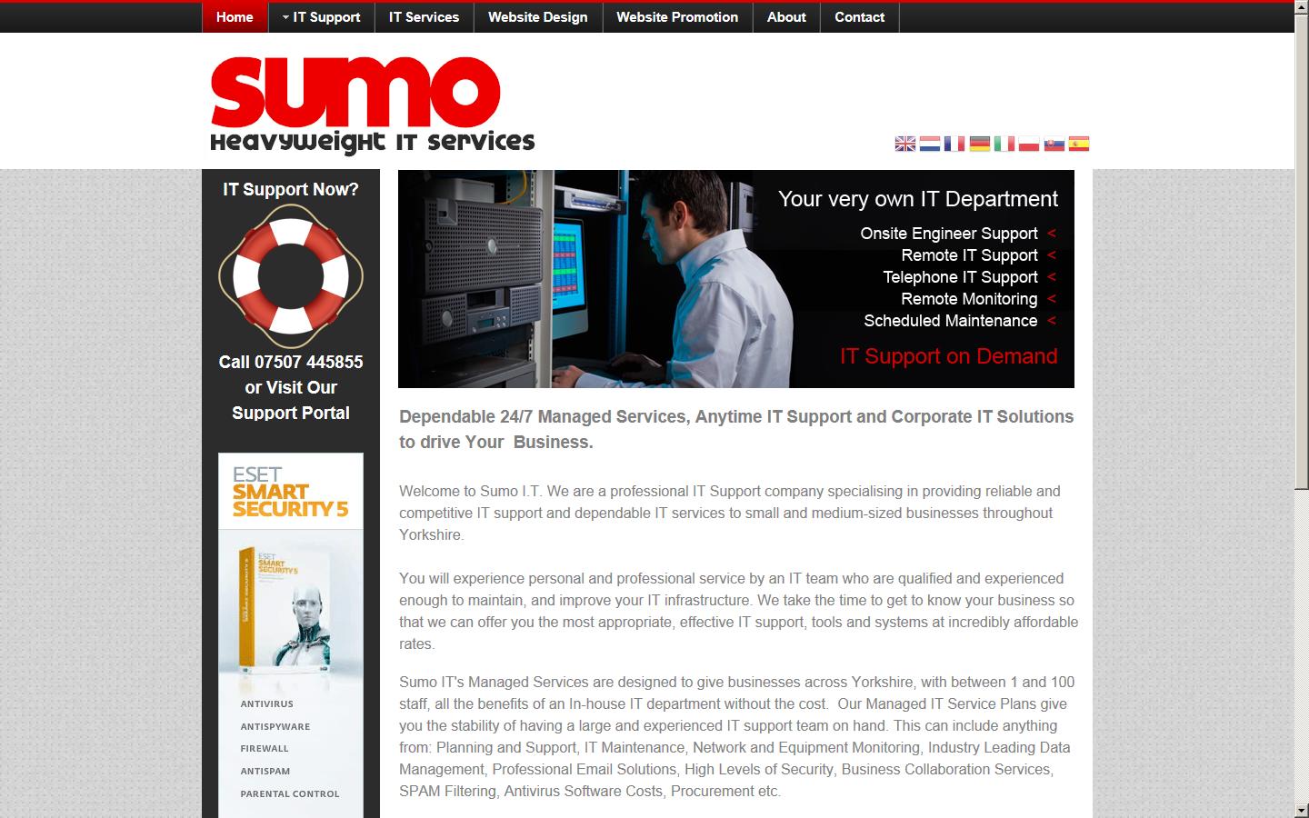 Sumo IT  Website