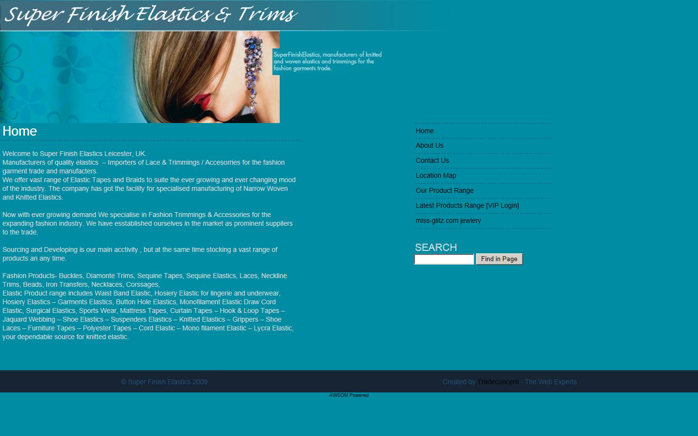 Superfinish Elastics Ltd Website