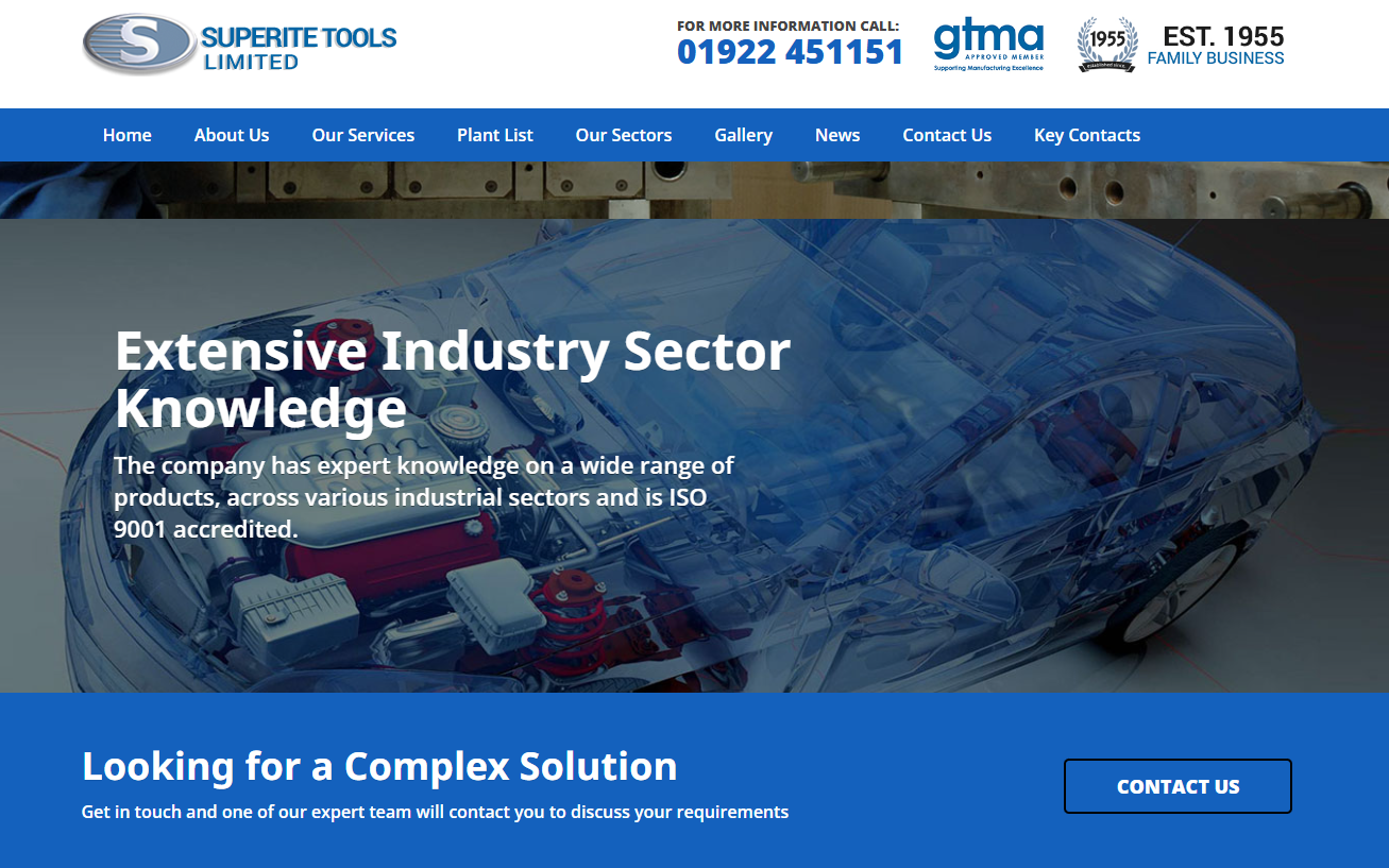 Superite Tools Ltd Website