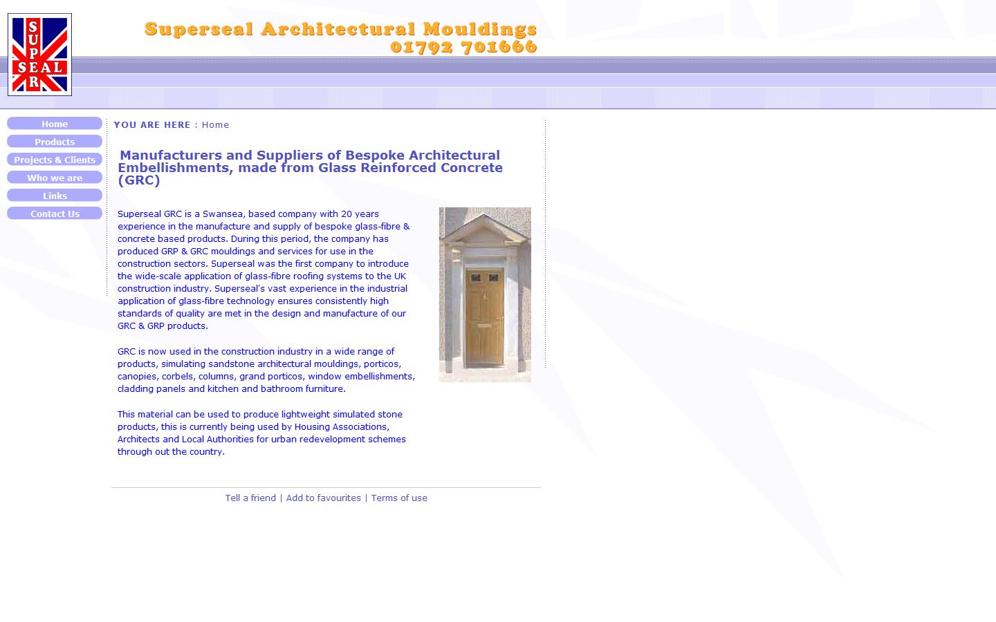 Superseal Architectural Mouldings Website