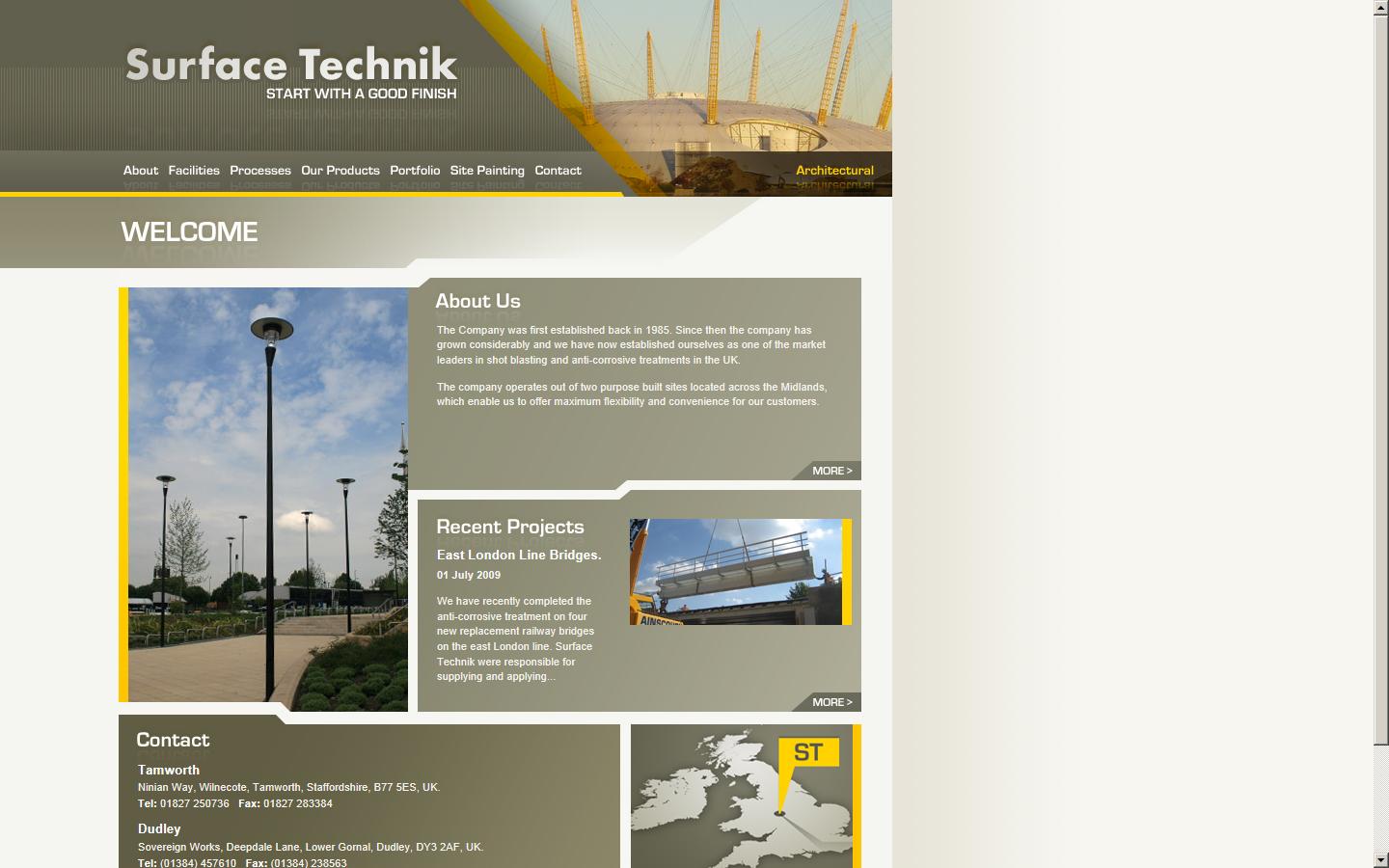 Surface Technik Ltd Website