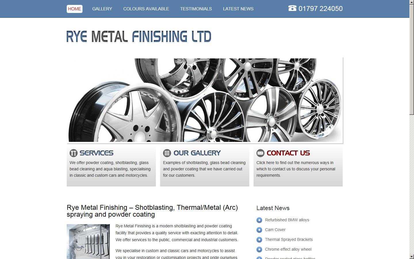 Surrey Metal Finishing Ltd  Website
