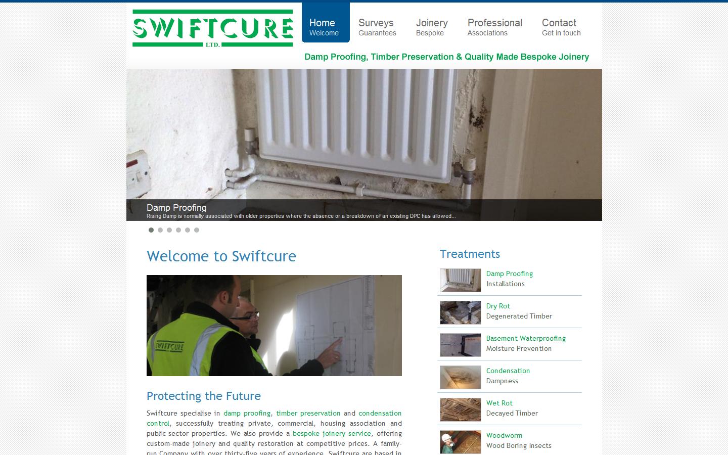 Swiftcure Ltd Website