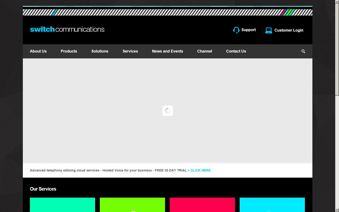 Switch Communications Ltd Website