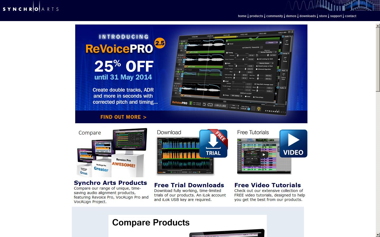 Synchro Arts  Website