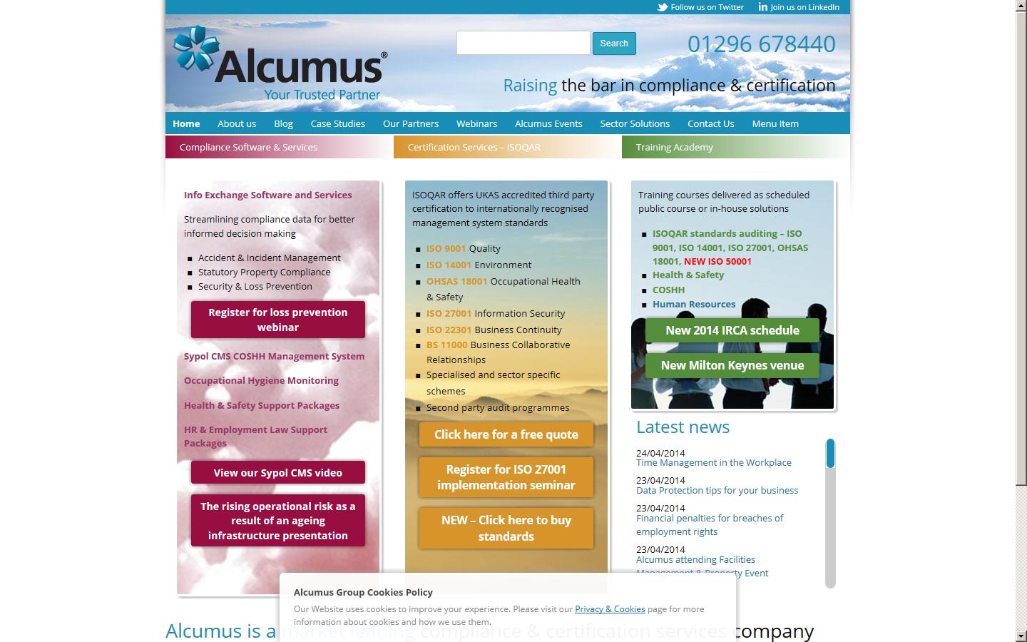 Alcumus Group Website