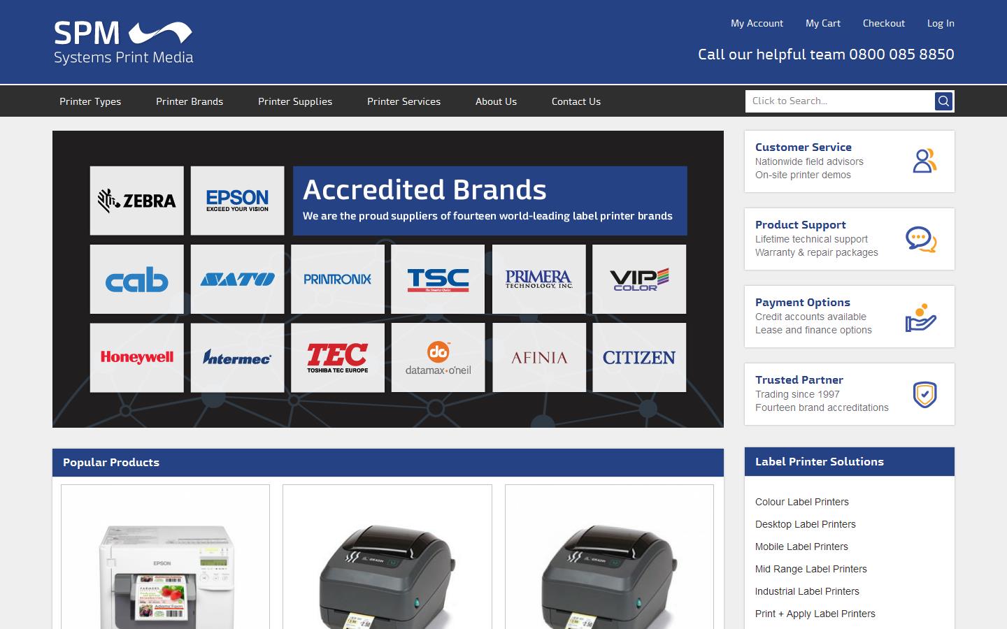 Systems Print Media Ltd Website