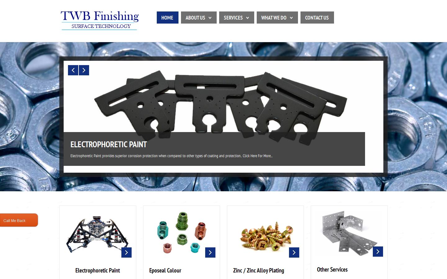 TWB Finishing Ltd Website