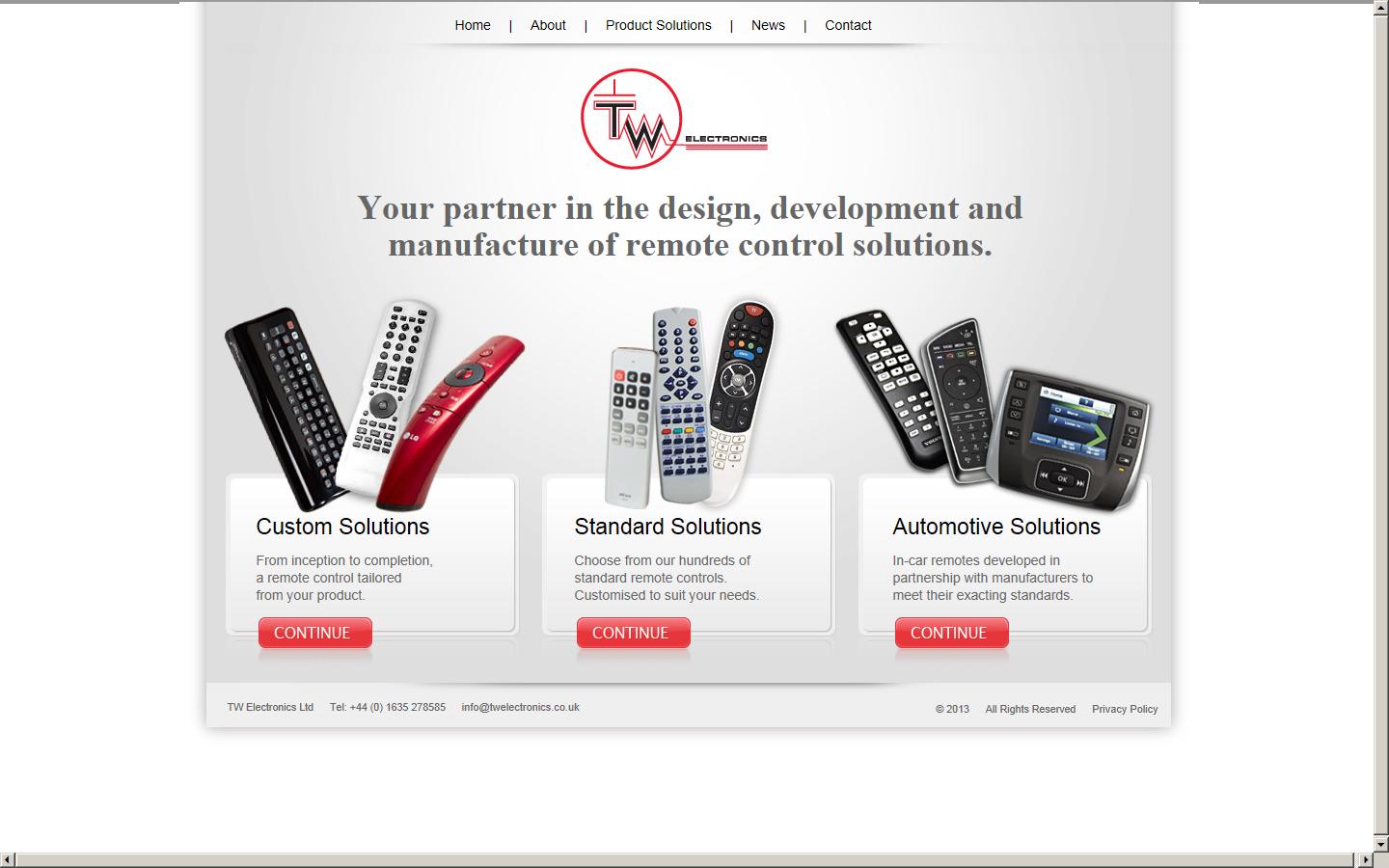 TW Electronics Ltd Website