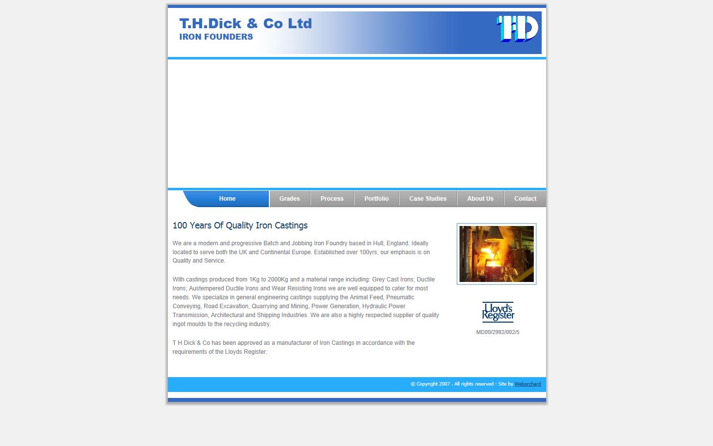 T.H.Dick & Co. Ltd Website