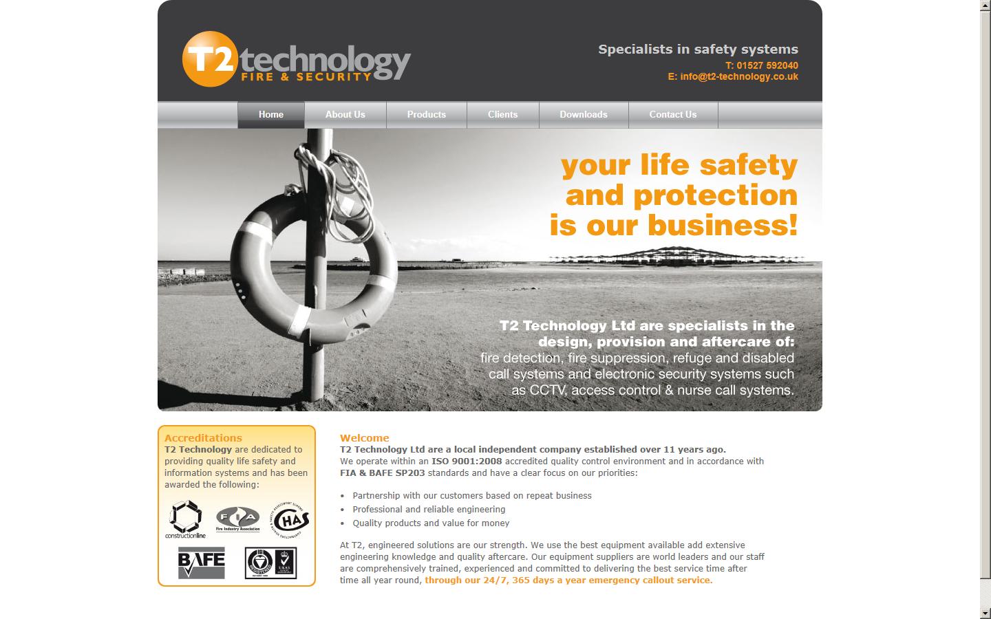 T2 Technology Ltd Website