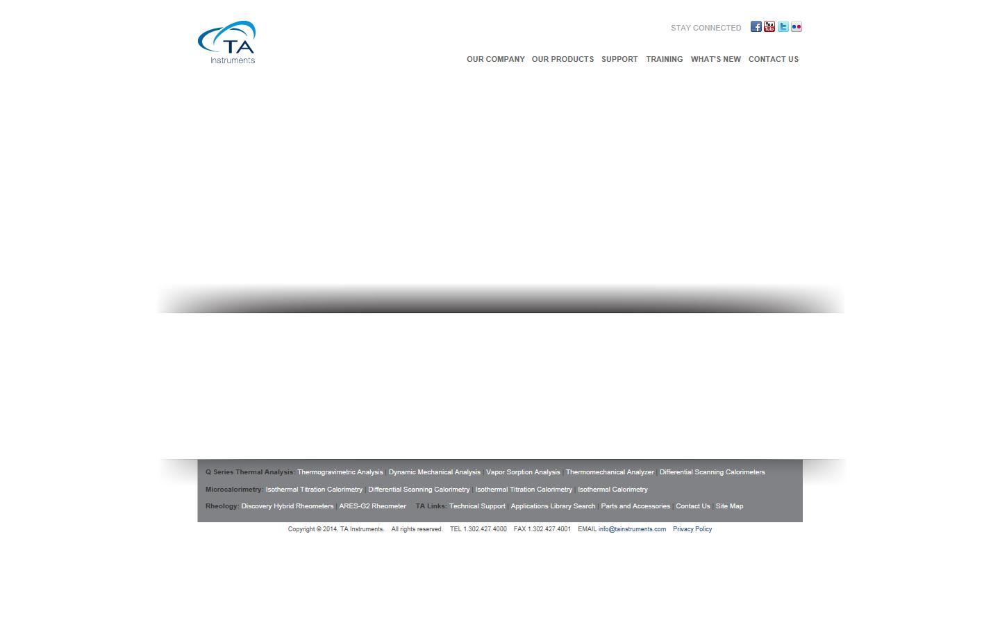 TA Instruments Website
