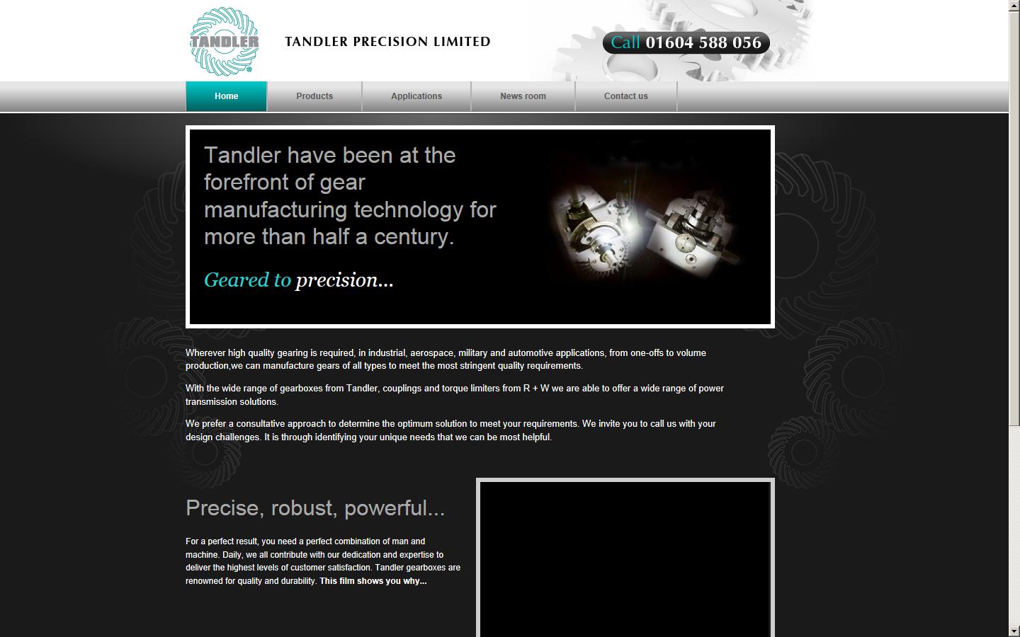 Tandler Precision Ltd Website