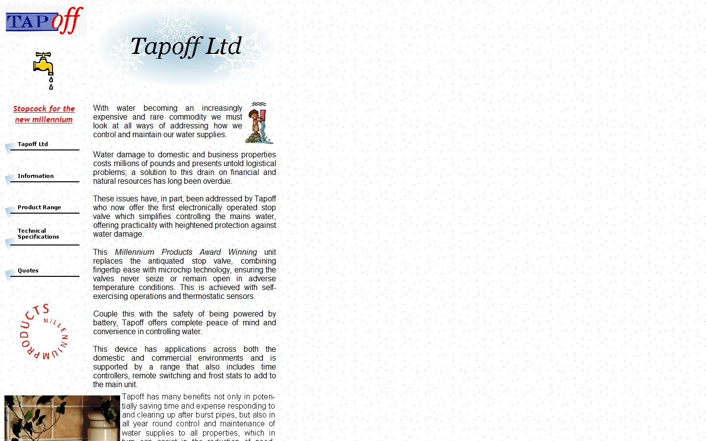Tapoff Ltd Website