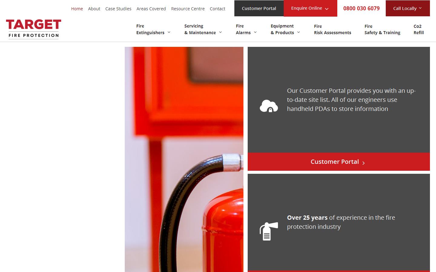 Target Fire Protection Ltd Website