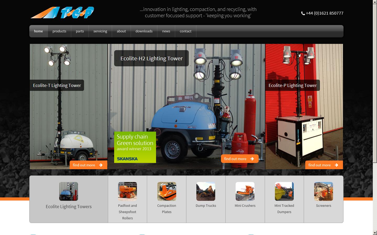 Taylor Construction Plant Ltd Website