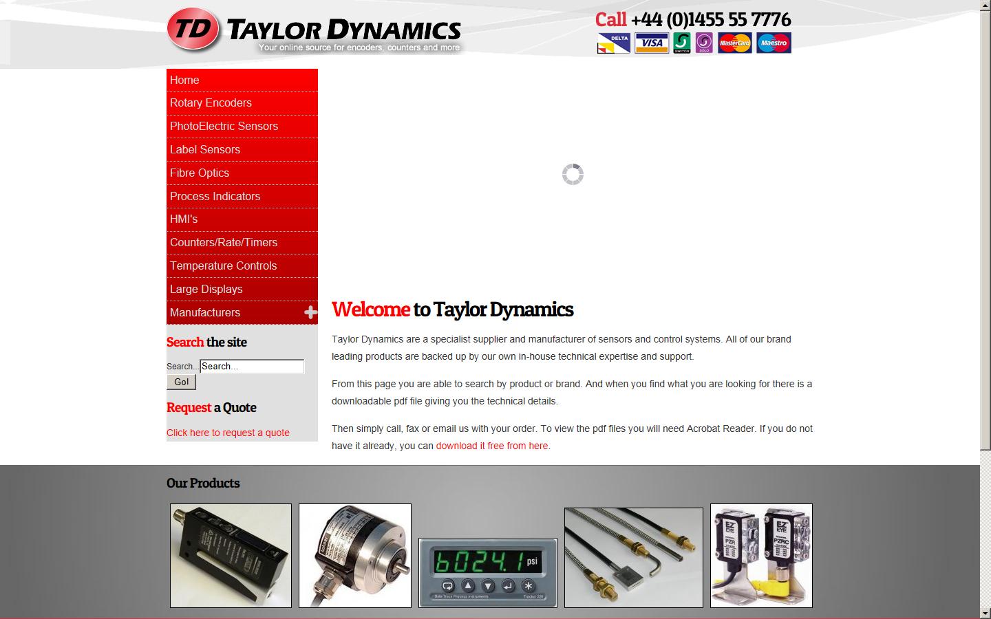 Taylor Dynamics Website