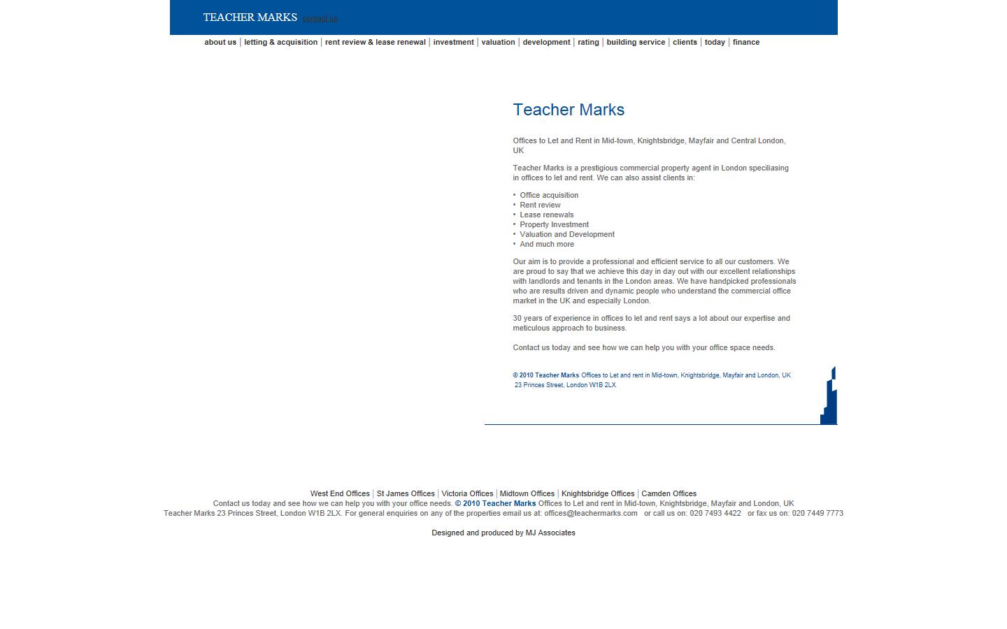 Teacher Marks Ltd Website