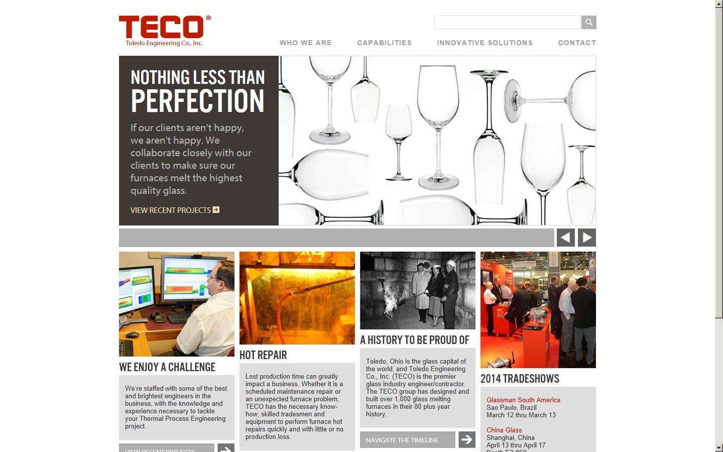 TECOGLAS Ltd Website