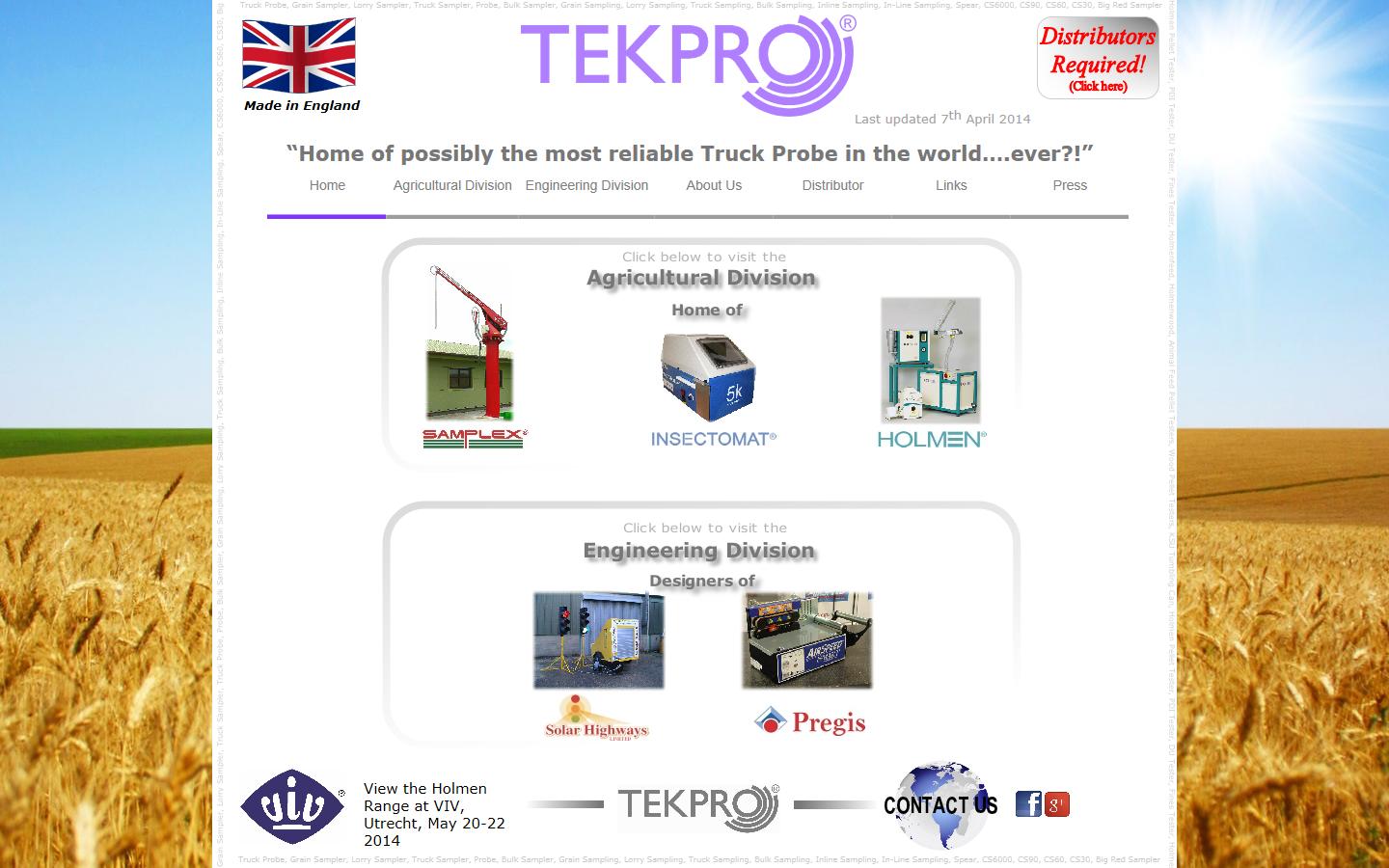 TekPro Limited Website
