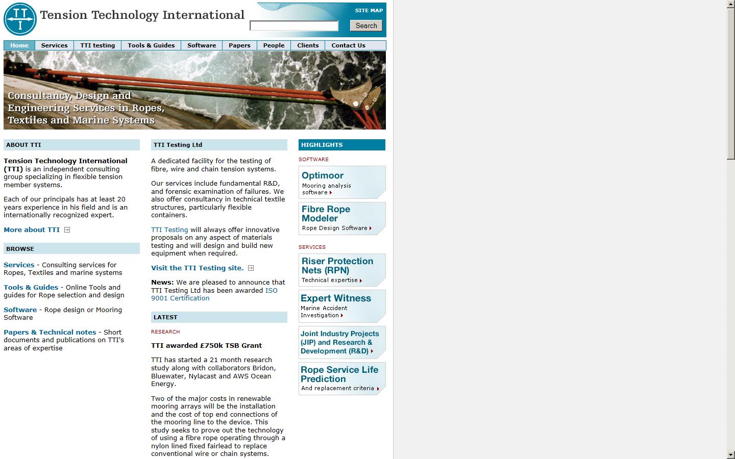 Tension Technology International Ltd Website