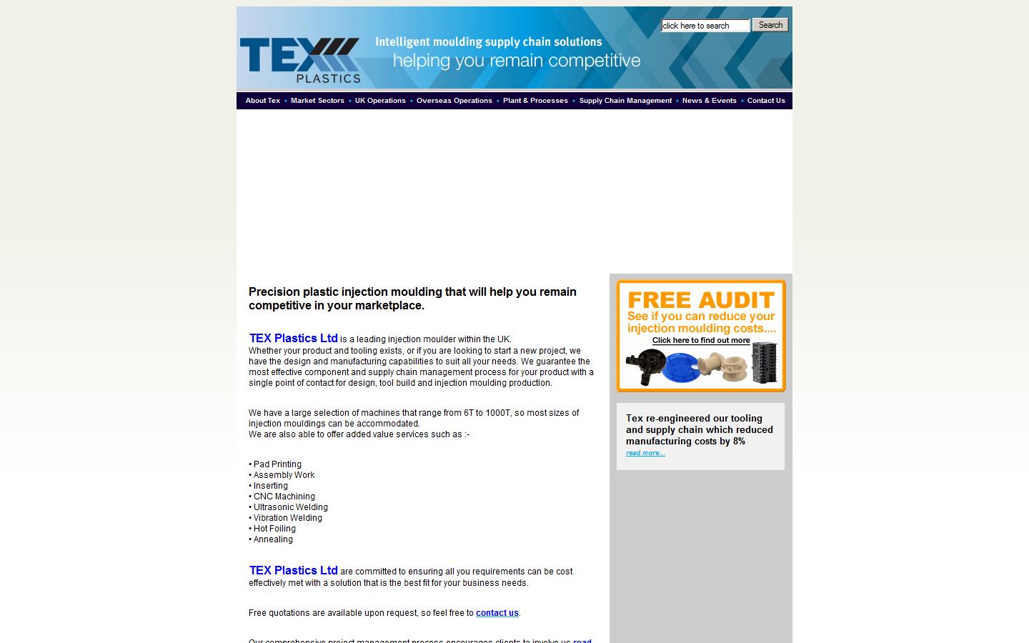 Tex Plastic Ltd Website