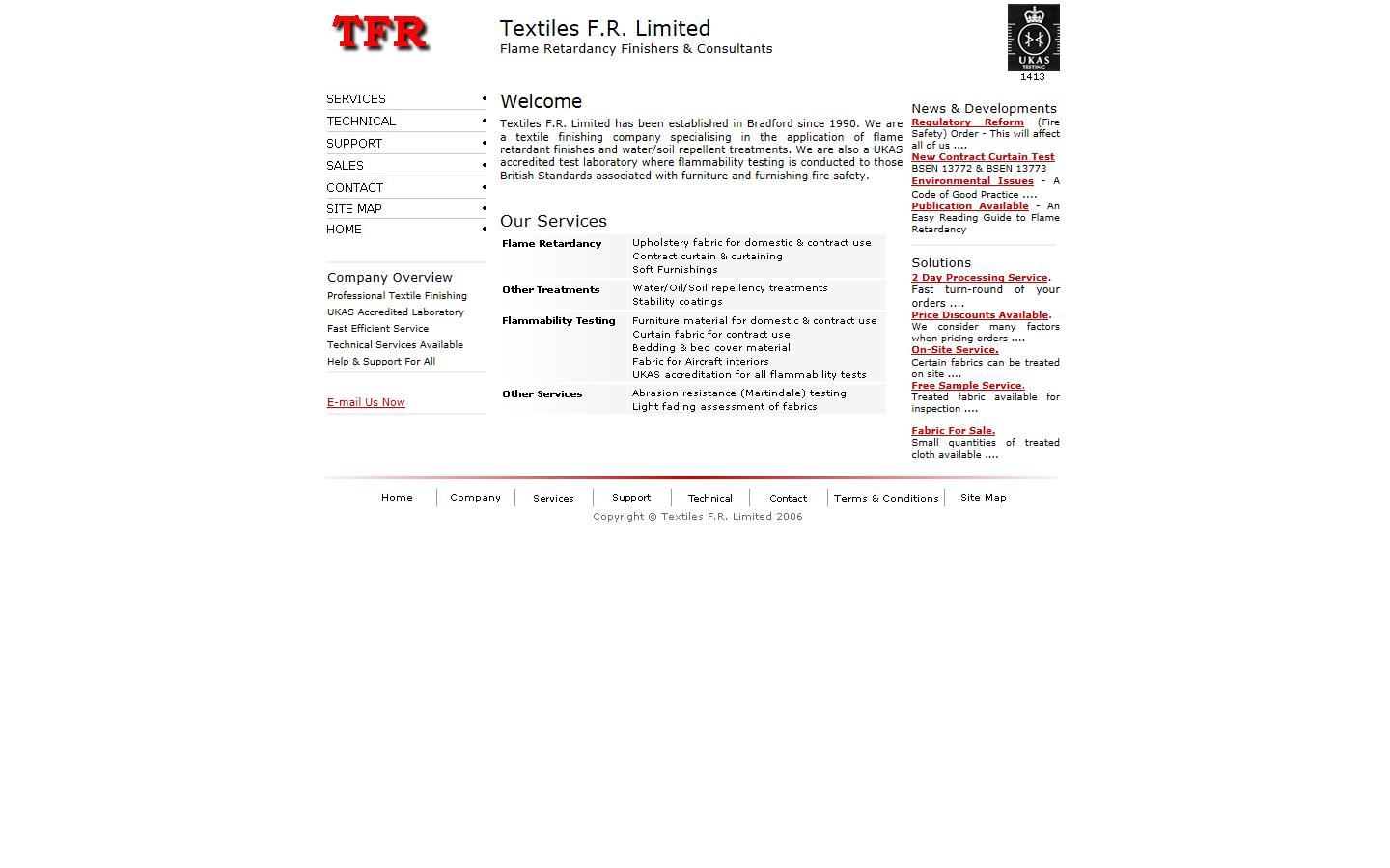Textiles FR Ltd Website