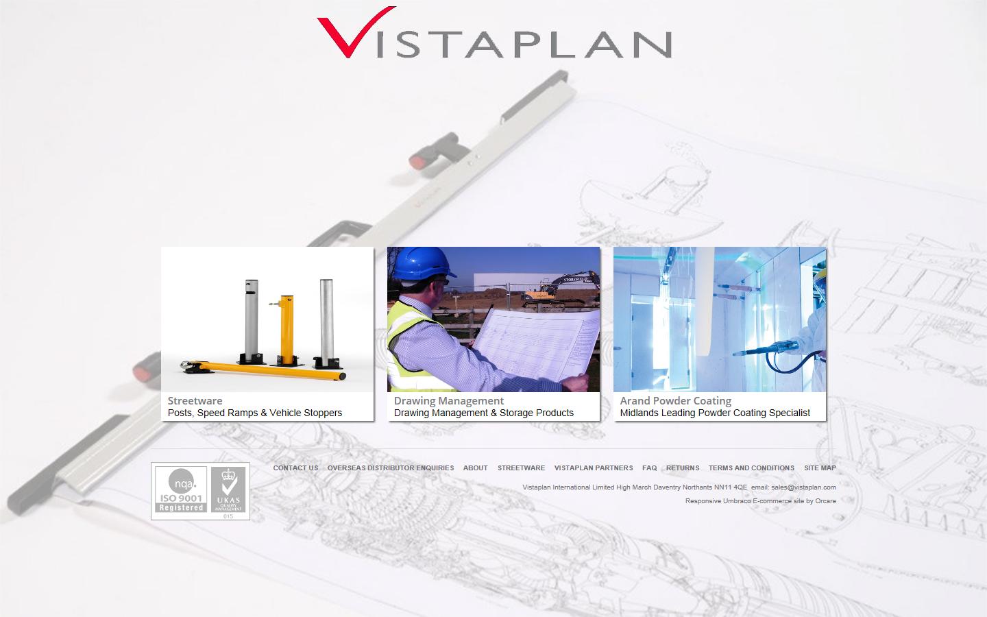 Vistaplan International Limited Website