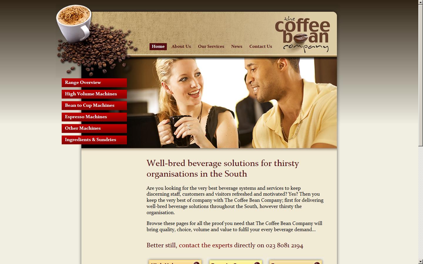 The Coffee Bean Company Website