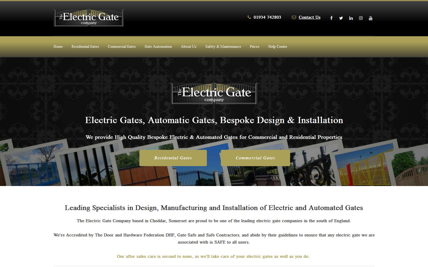 The Electric Gate Company Limited Website
