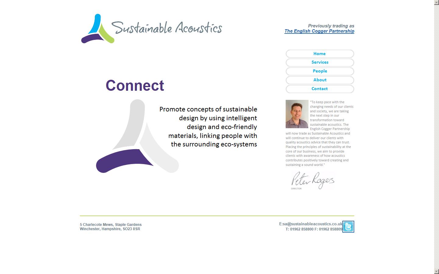 Sustainable Acoustics Website