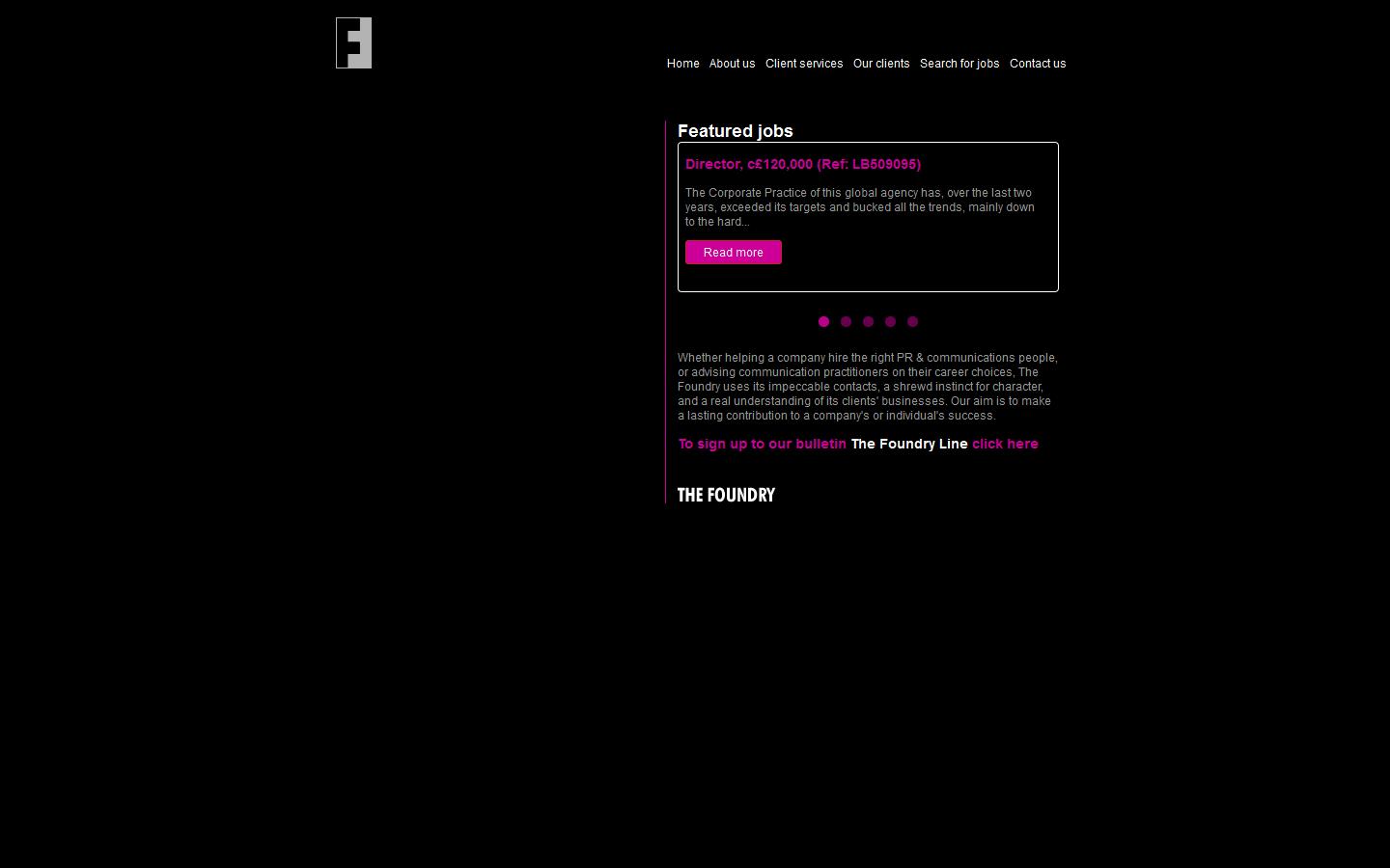 The Foundry Ltd Website