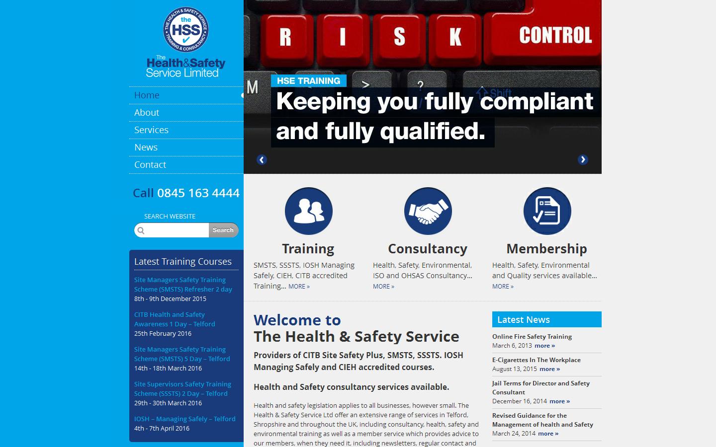 The Health & Safety Service Ltd Website