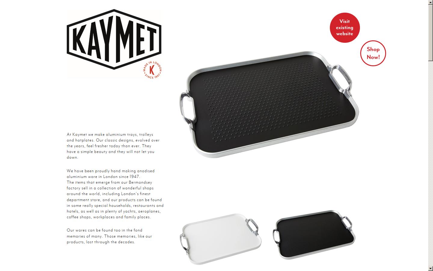 The Kaymeet Anodised Ware Website