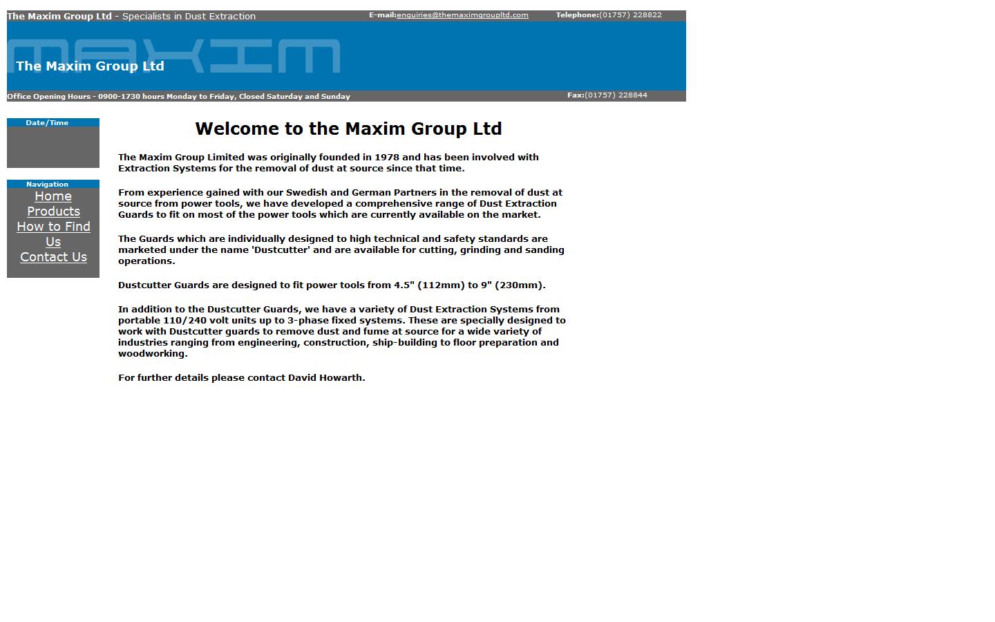 The Maxim Group Ltd Website