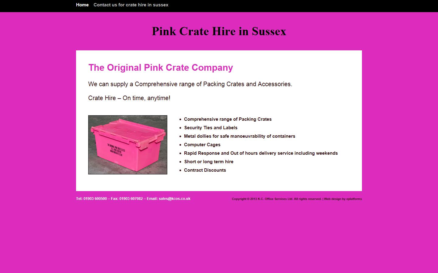 KC Office Services Ltd Website