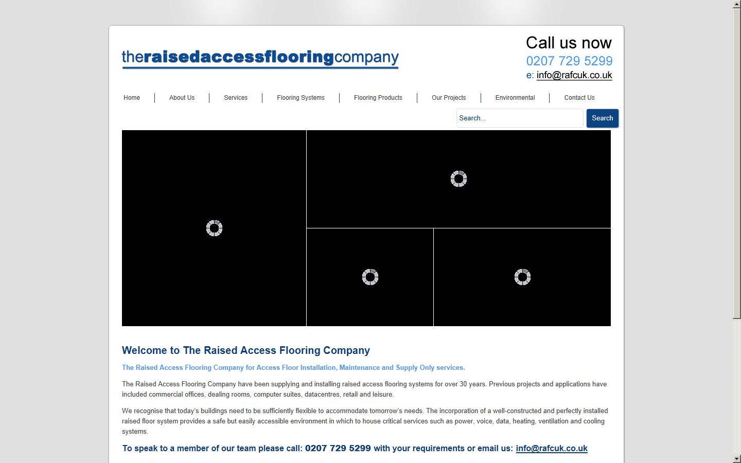 The Raised Access Flooring Company Website